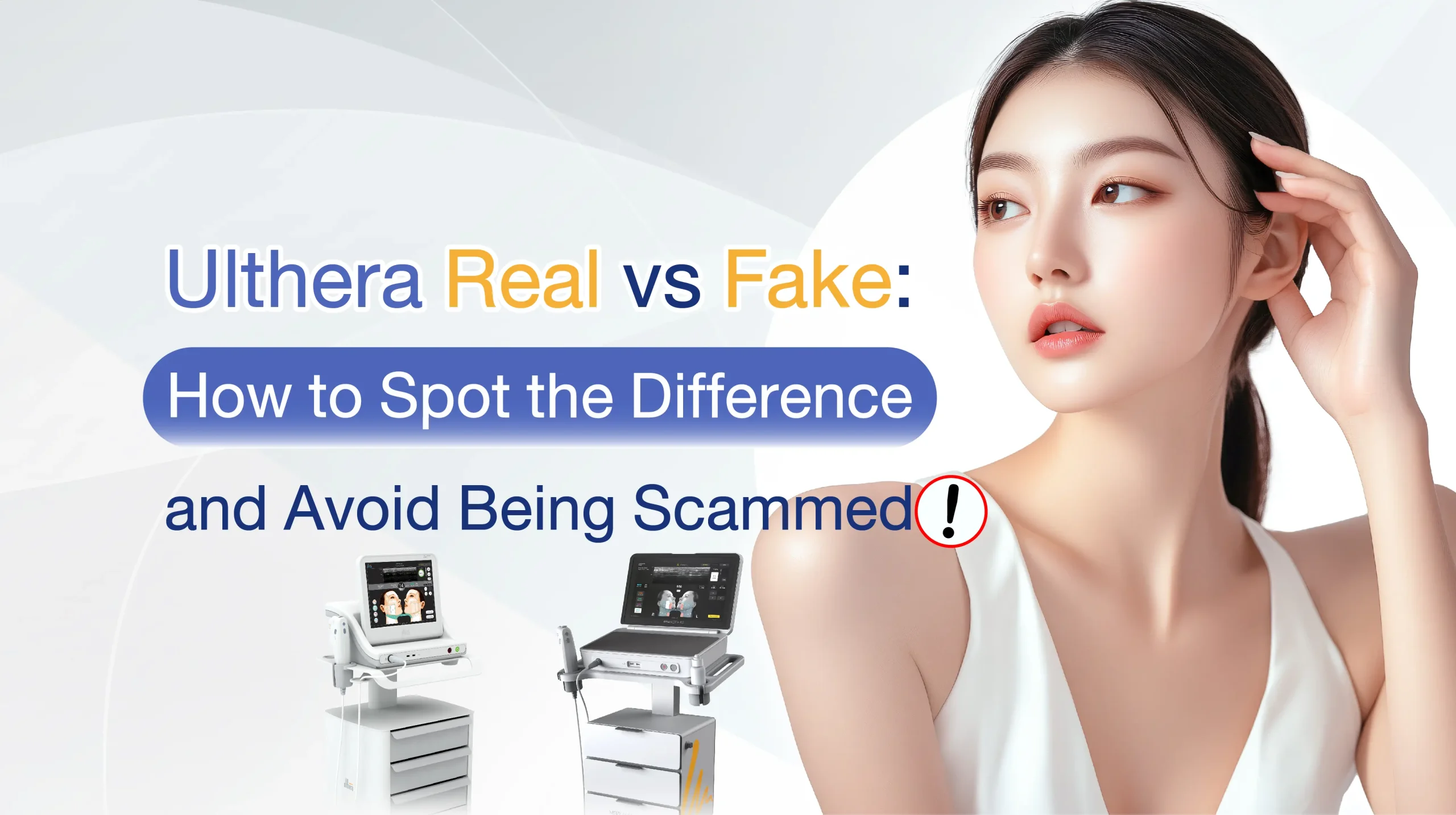 超声刀真假对比 - Ulthera Real vs Fake