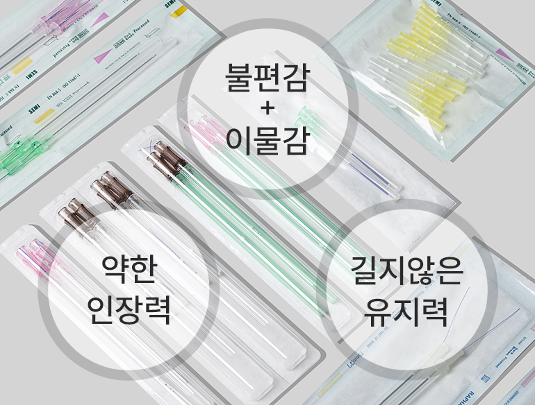 三种线材实物对比图