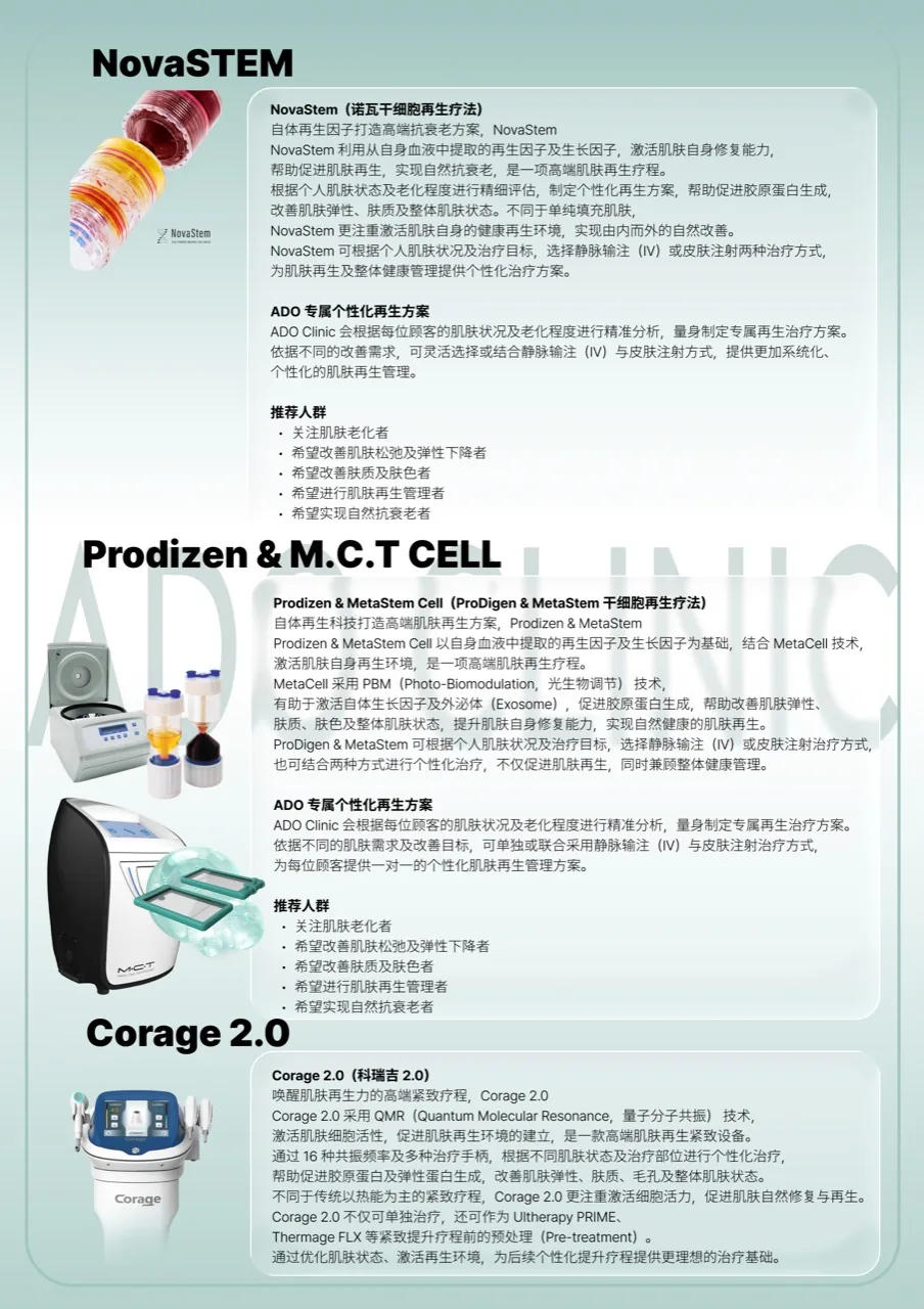 ADO皮肤科皮肤再生与Corage设备资料