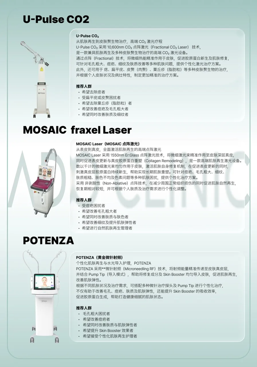 ADO皮肤科点阵激光与黄金微针设备资料
