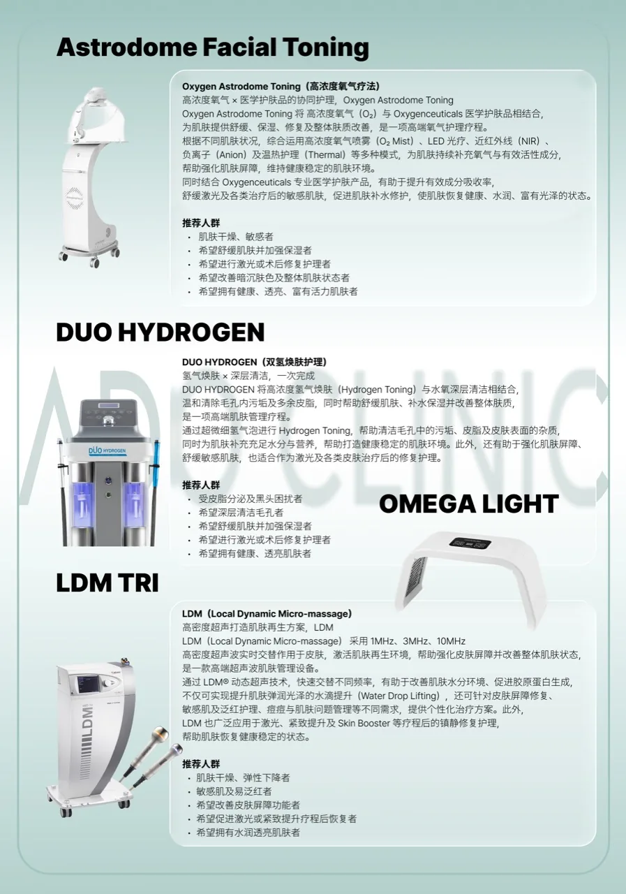 ADO皮肤科补水舒缓与LDM设备资料